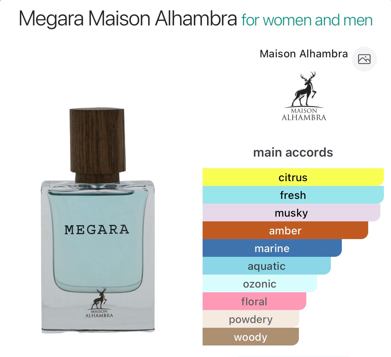 MEGARA maison Alhambra 50 ml