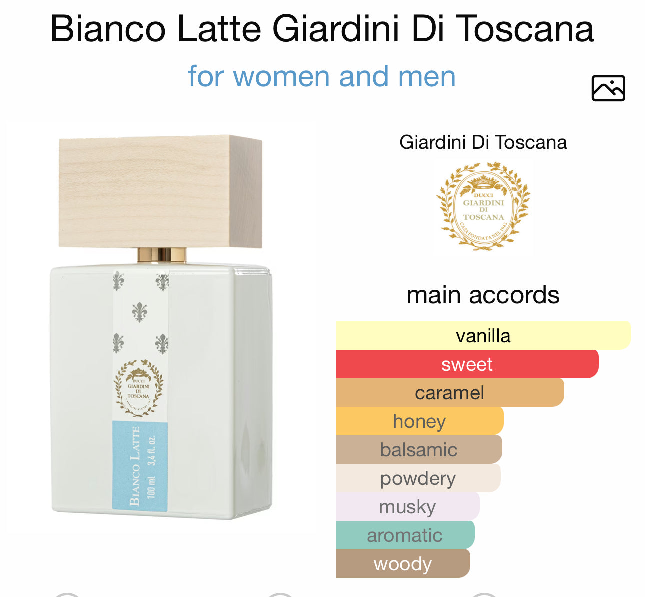 Bianco Latte Giardini Di Toscana for women and men