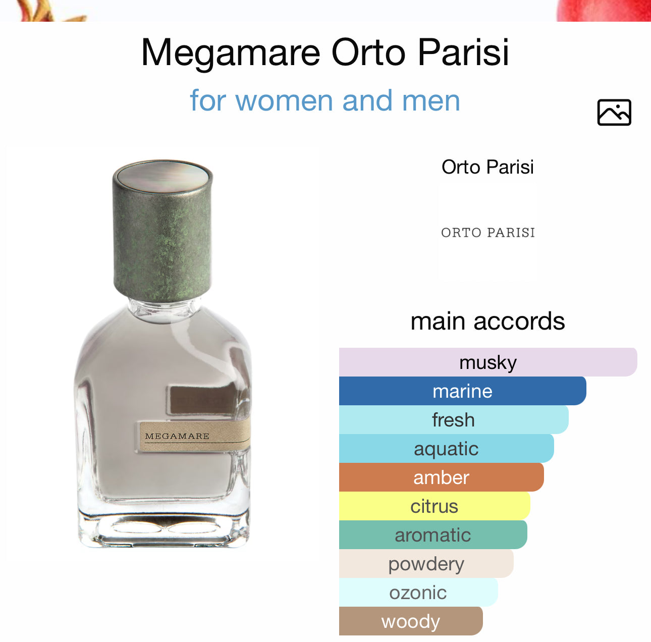 MEGAMARE BY ORTO PARISI 50ML