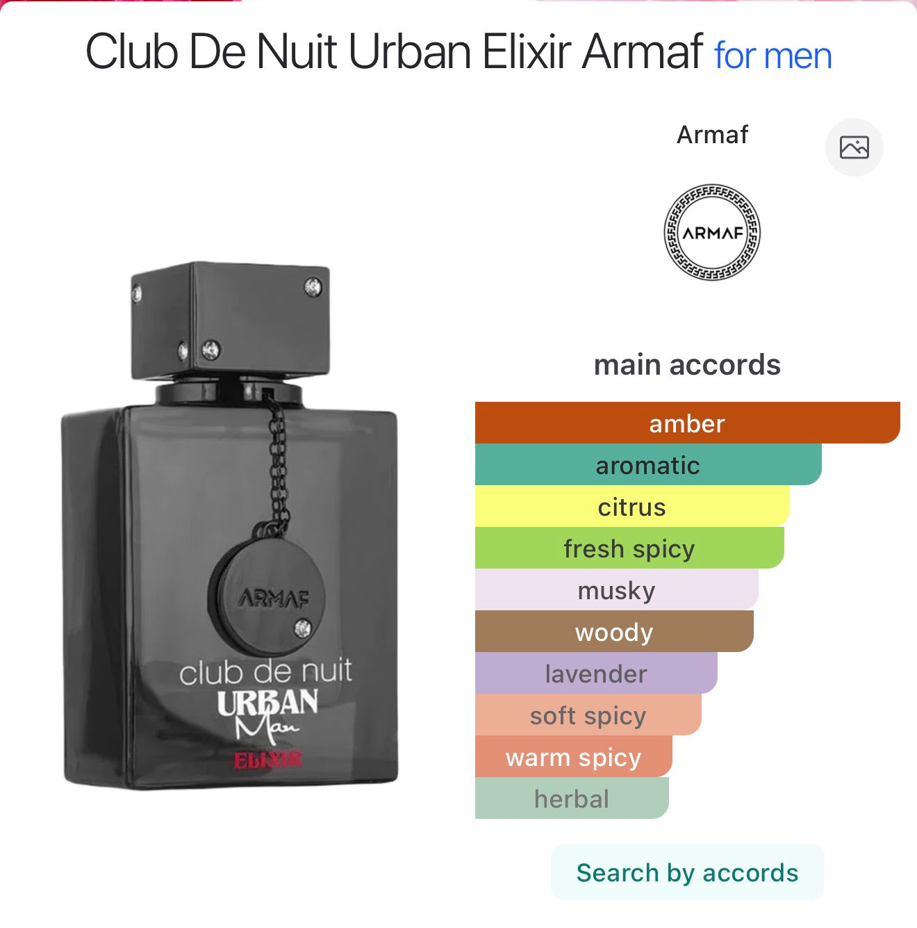 ARMAF urban man elixir