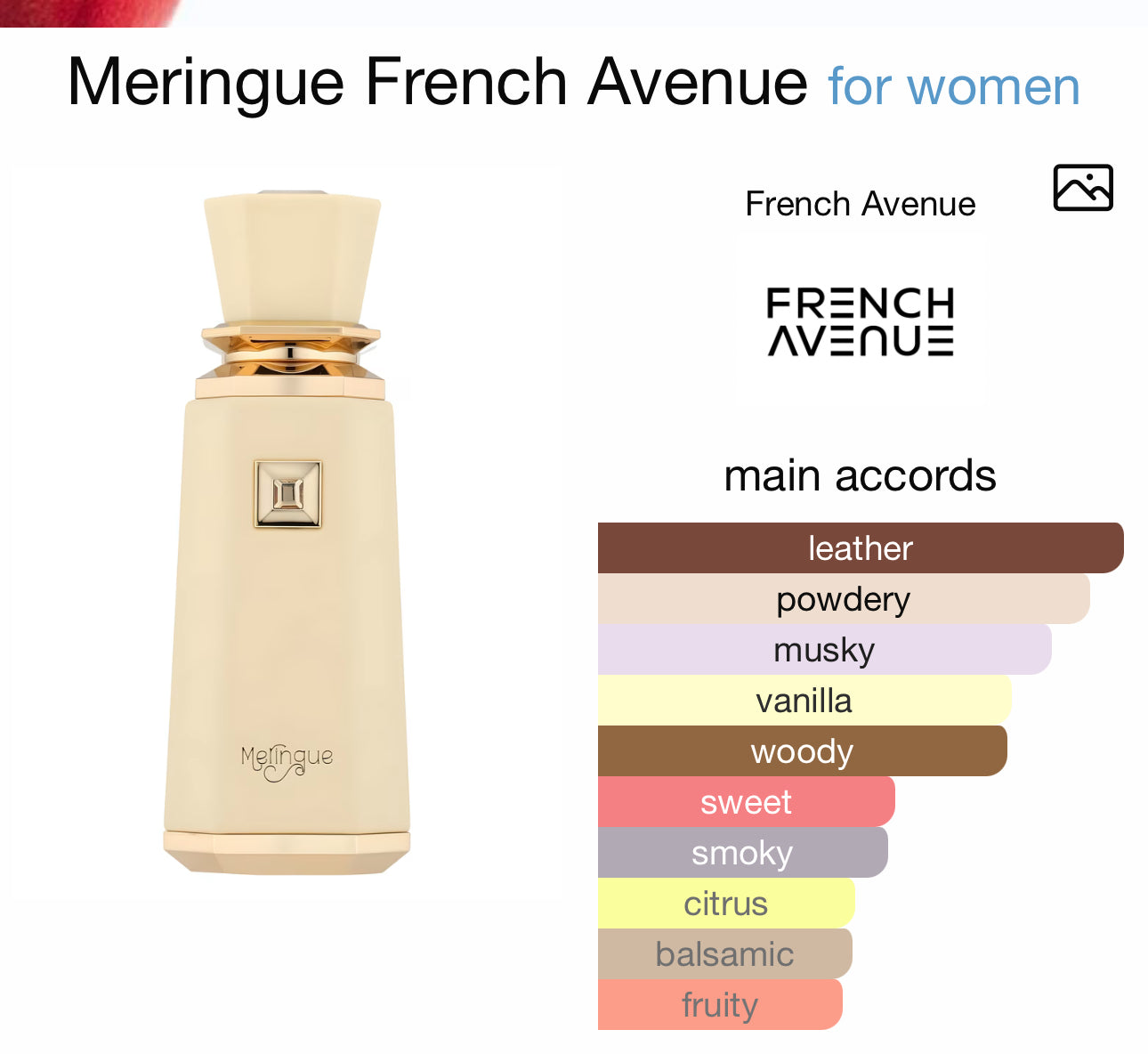 Meringue French Avenue for women