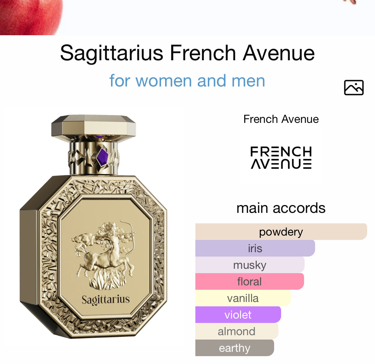French avenue Genesis Sagittarius EDP Spray 3.0 oz Fragrances