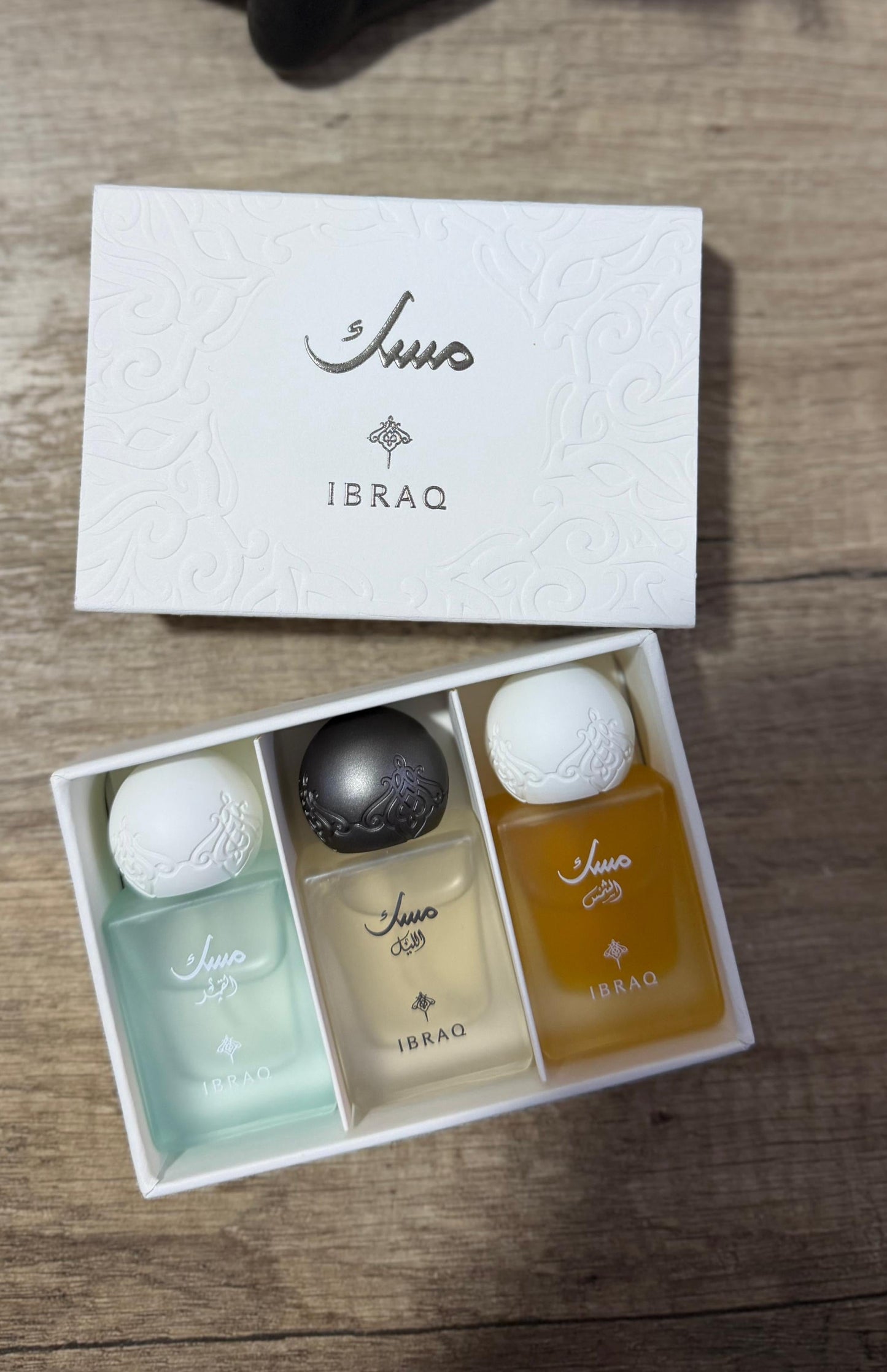IBRAQ IBRAHIM AL QURASHI SPECIAL  MUSK AL CHAMES + Al LAYL + AL QAMARSET PERFUME  3*10 ml