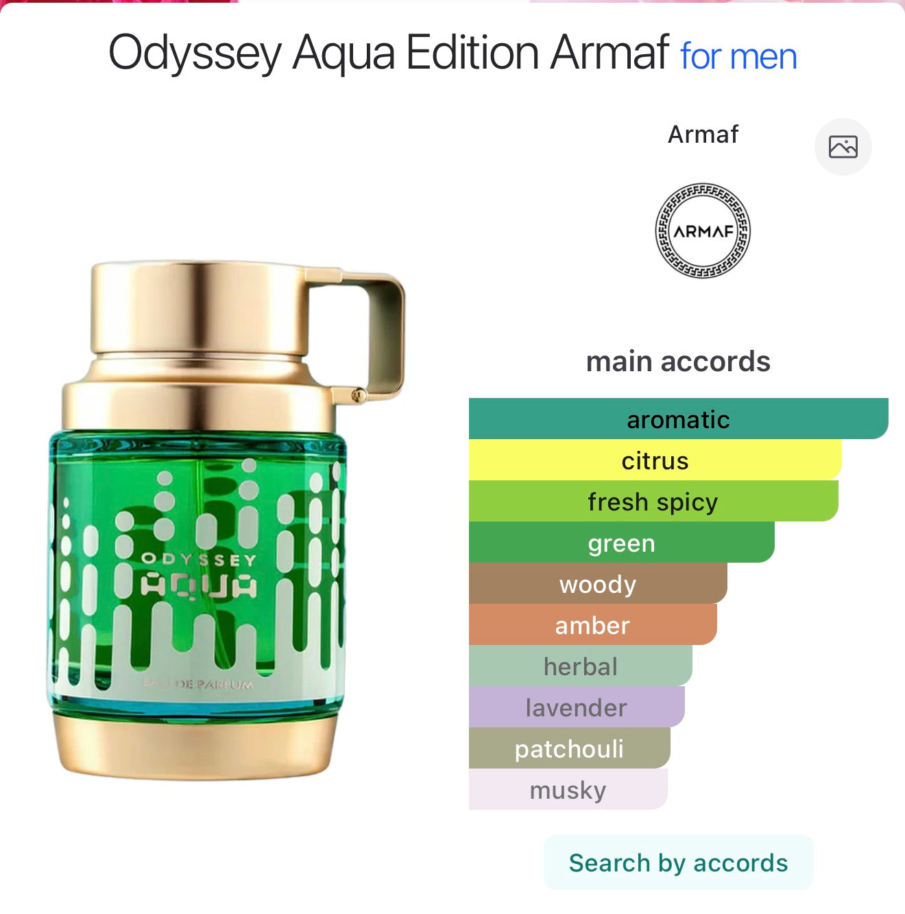 ARMAF odyssey aqua EDP for him