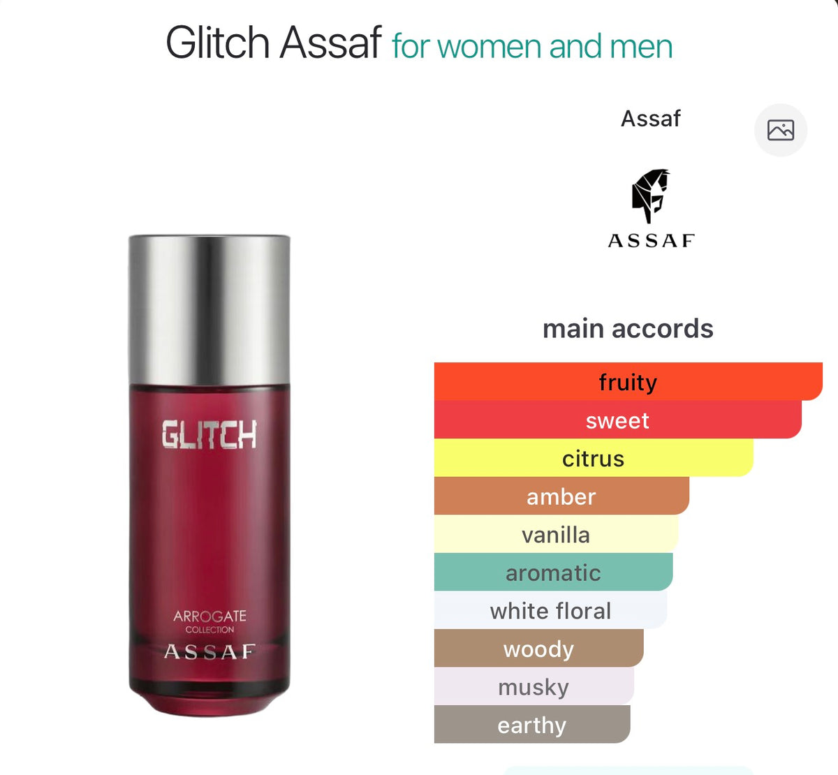 Glitch Arrogate Collection by ASSAF 150 ml