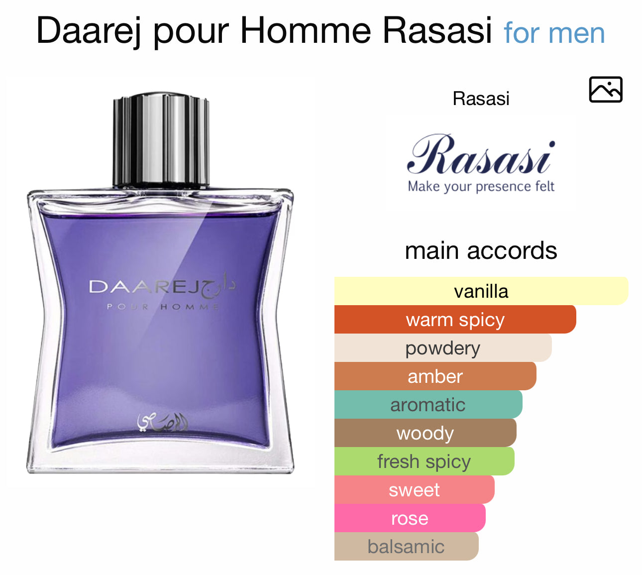 Rasasi Daarej Eau De Parfum Pour Homme - 100ml