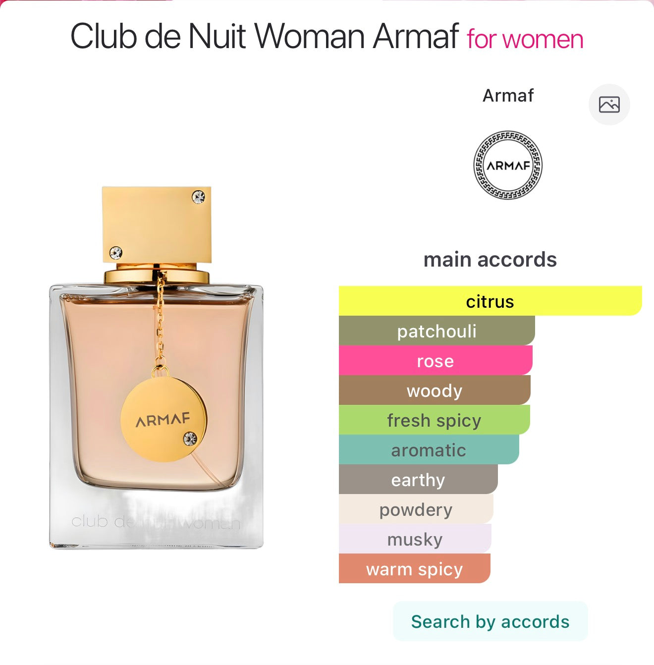 ARMAF club de nuit women