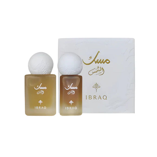 IBRAQ IBRAHIM AL QURASHI SPECIAL MUSK AL CHAMES SET PERFUME  10 mlAND OIL 6 ml